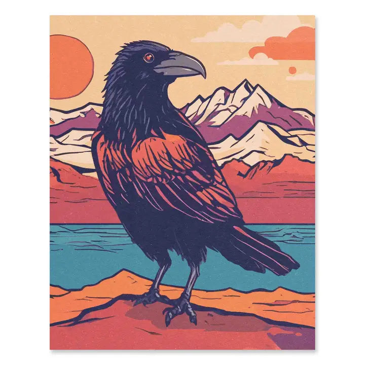 “Raven Energy” Art Print by Erth People