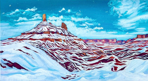 "Winter In The Valley" Art Print by Riley Lubich