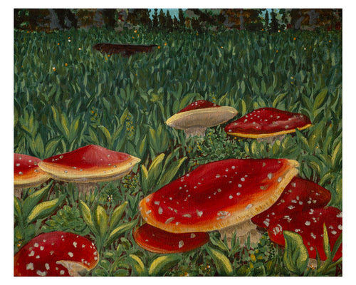 "Amanitas" Art Print by Abster Artz