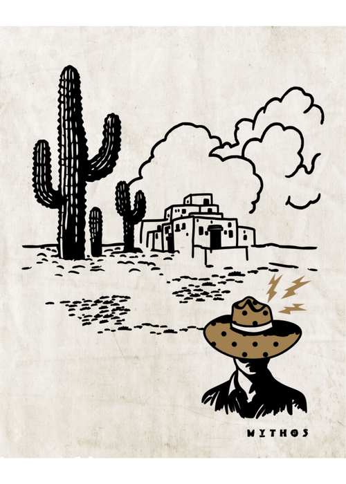 "Desert Thunder" Postcard By Holli Zollinger