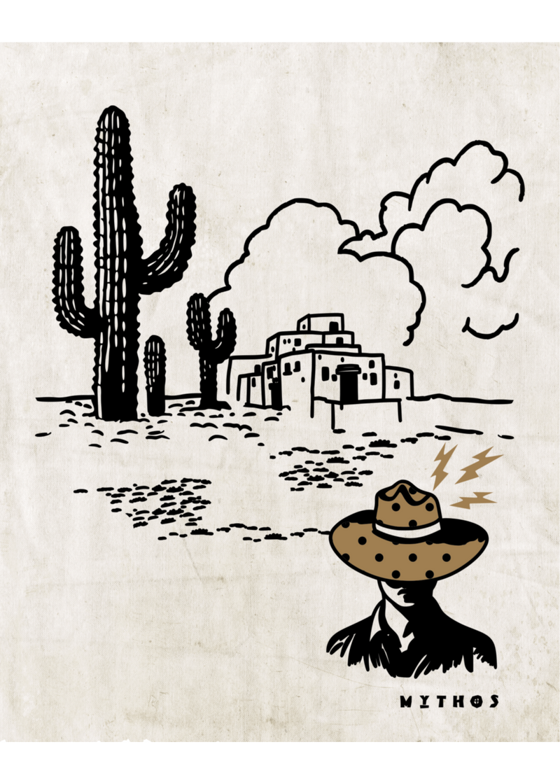 "Desert Thunder" Postcard By Holli Zollinger