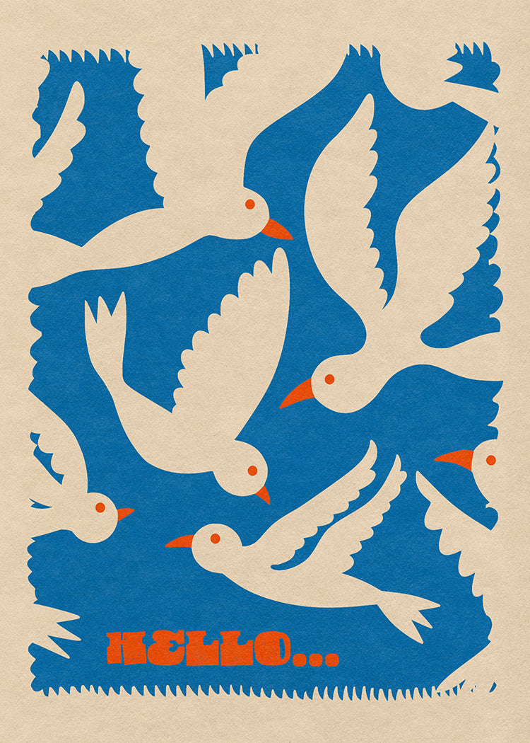 "Hello" Greeting Card Designed by Holli Zollinger