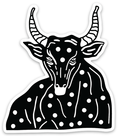 "Desert Bull" Sticker By Holli Zollinger