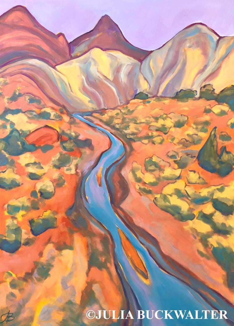 "Hidden Place" Art Print by Julia Buckwalter