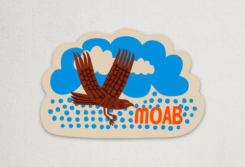 "Cloud Moab" Sticker by Holli Zollinger