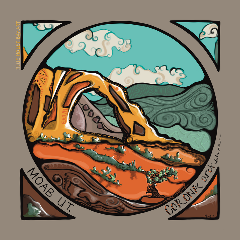 "Corona Arch" Art Print by Tamar Phillips