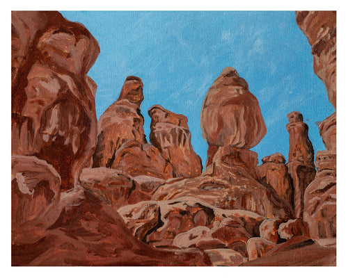 "Fiery Furnace" Art Print by Abster Artz