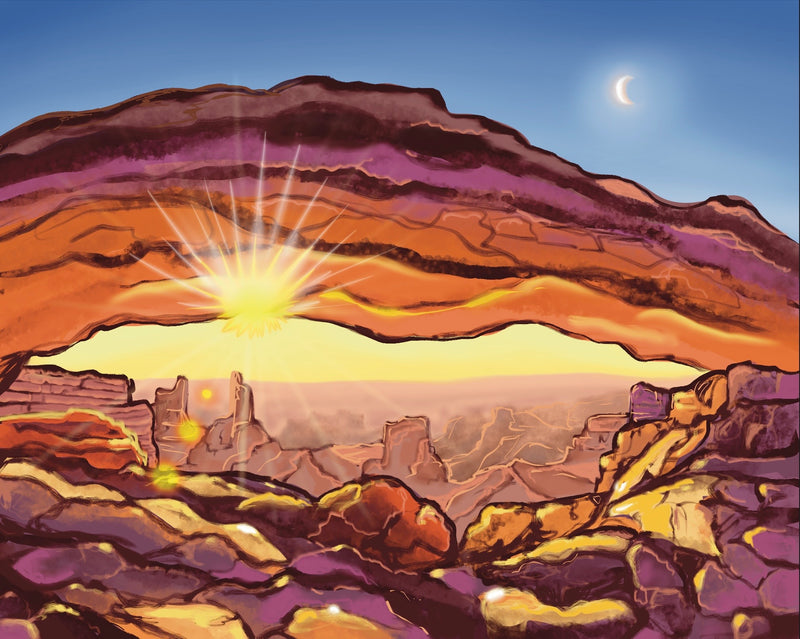 "Mesa Glow" Art Print by Tamar Phillips
