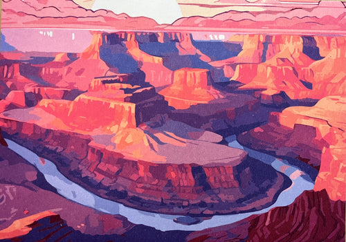 “Dead Horse Point” Art Print by Erth People