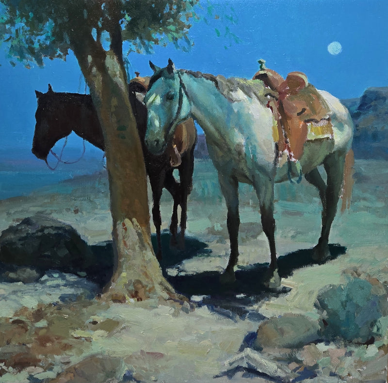 "Silent Night" Original Painting by Antonio Savarese