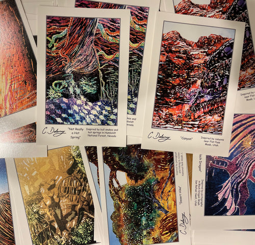 MM Postcard Set by Carol DeLaney - 4 for $1