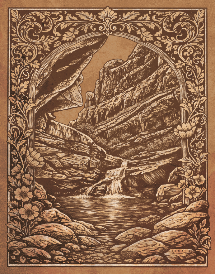 "Mill Creek" Art By Issa Designs