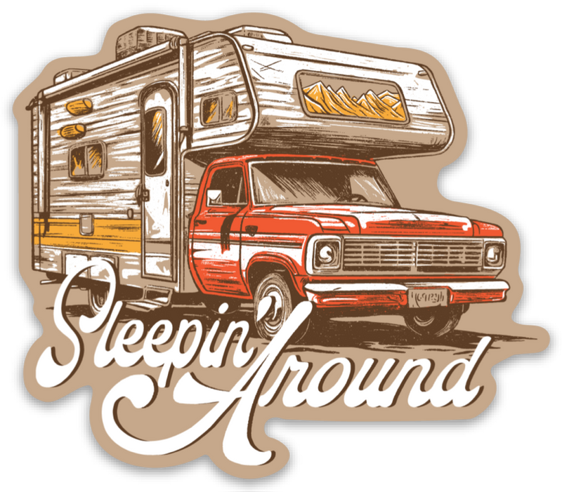 "Sleeping Around" Sticker By Karissa DeDecker