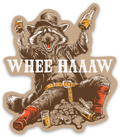 "Whee-Haaaw" Sticker By Karissa DeDecker