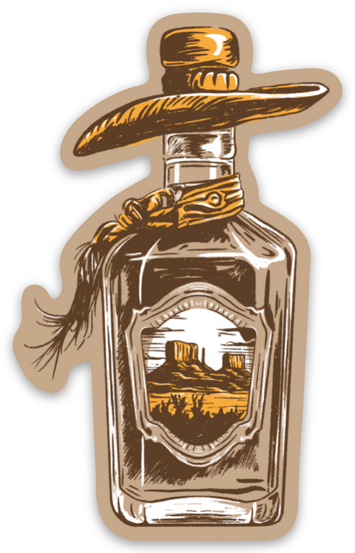 "Whiskey" Sticker By Karissa DeDecker