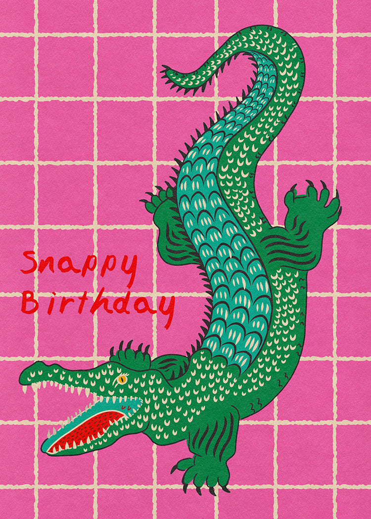 "Snappy Birthday" Greeting Card Designed by Holli Zollinger