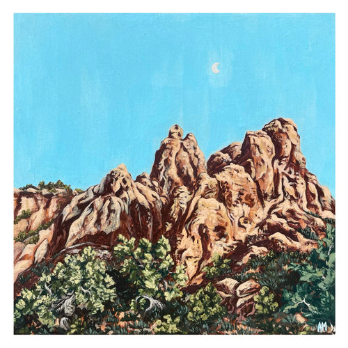 "Sunlit Above the Water" Art Print by Abster Artz