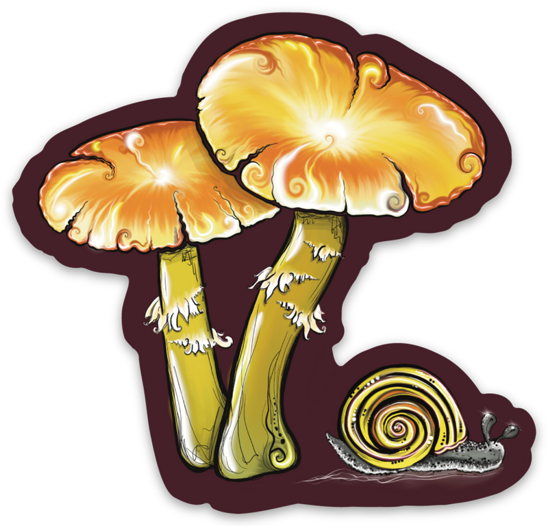 "Amanita" Sticker By Tamar Phillips