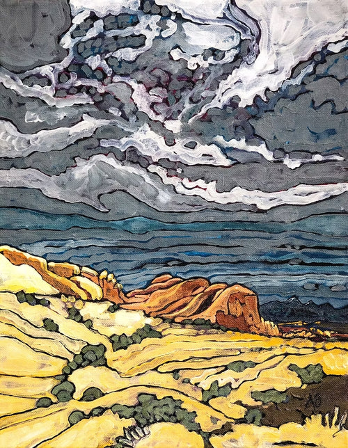 "View from Top of Dave's" Art Print by Adeline Guay