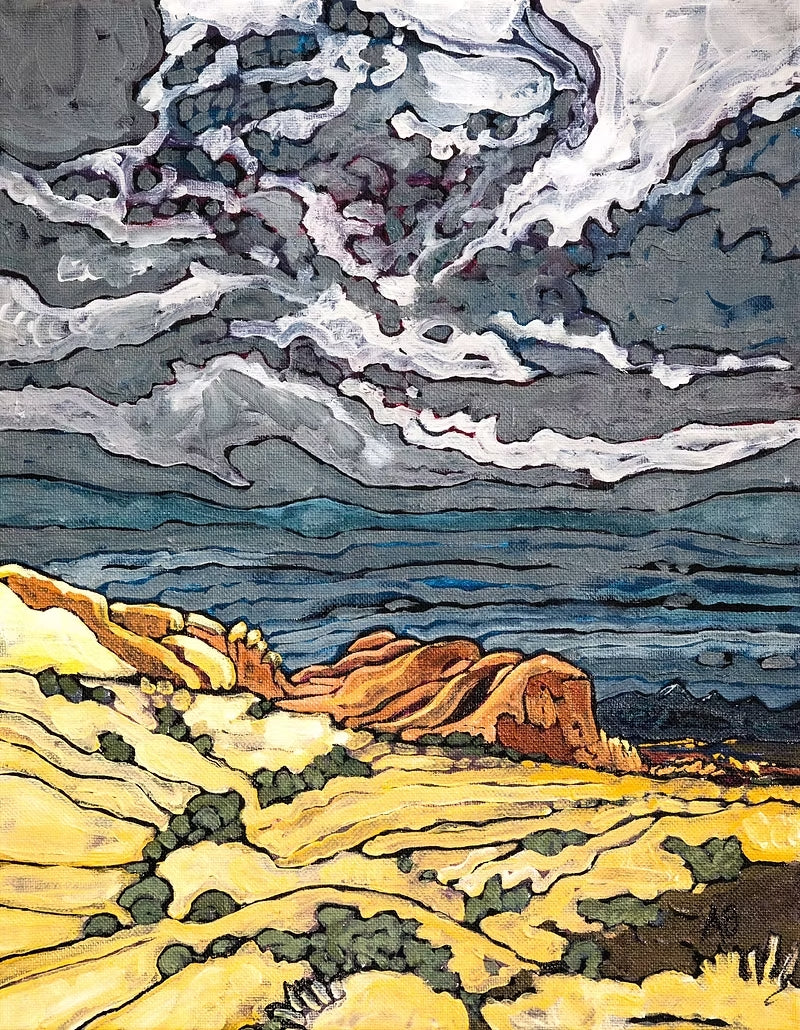 "View from Top of Dave's" Art Print by Adeline Guay