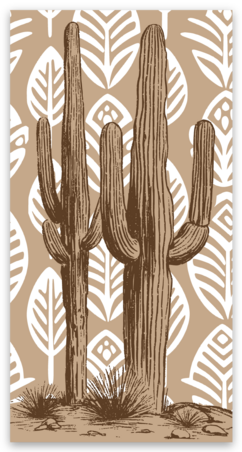 "Saguaro" Sticker By Karissa DeDecker